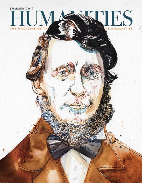 Illustration of Henry David Thoreau