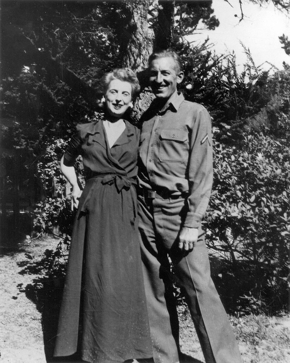 Kay Boyle and her third husband, Joseph Franckenstein