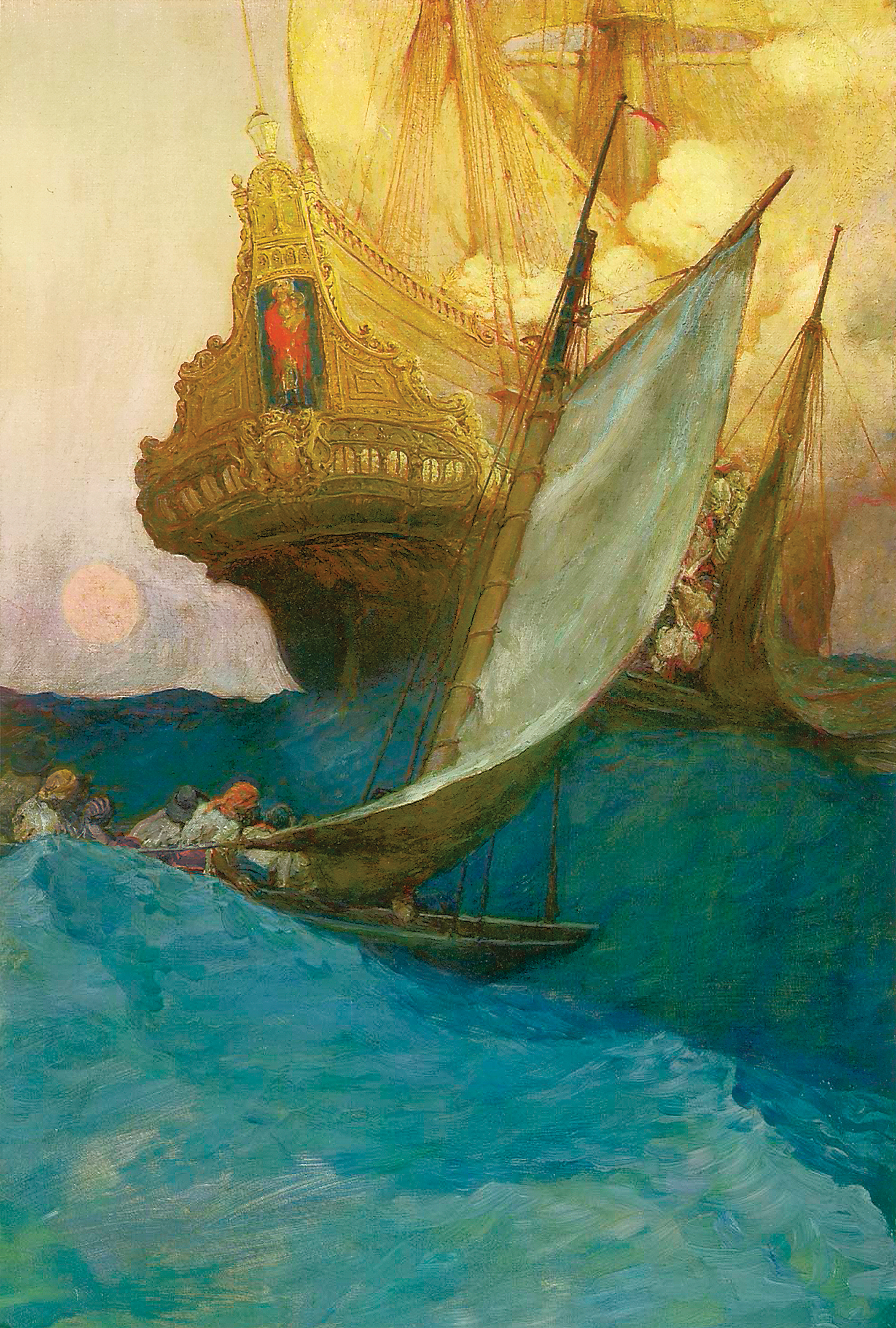 famous pirate ship painting