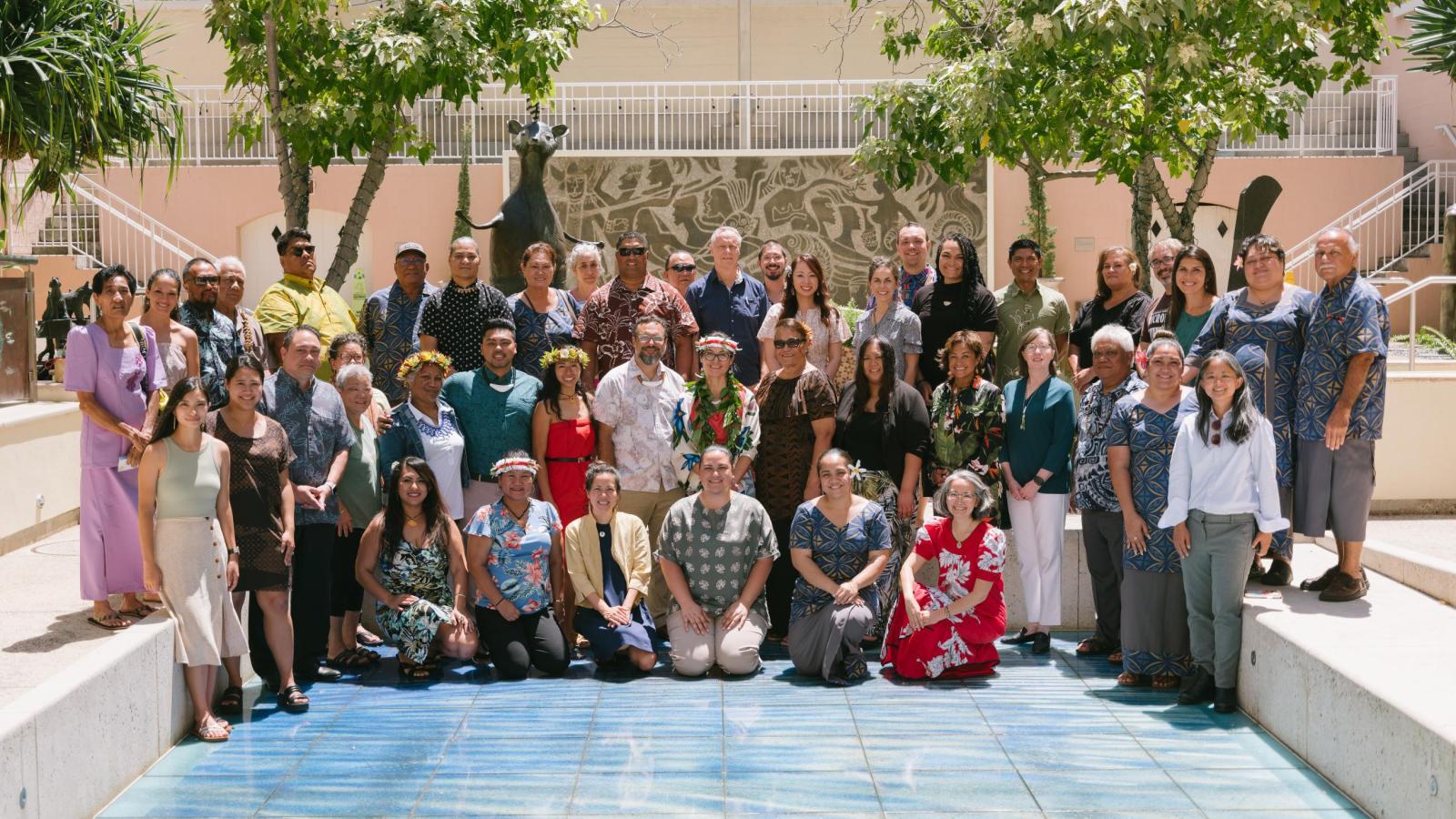 Pacific Islands Cultural Initiatives MOU signing group