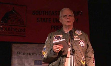 Jay Harden reads his work at the “Proud to Be” reading in St. Louis