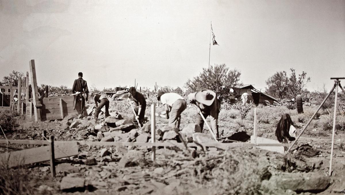 clearing the desert