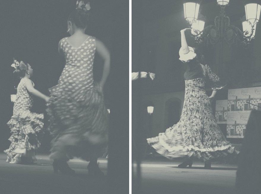 Present-day flamenco dance performance