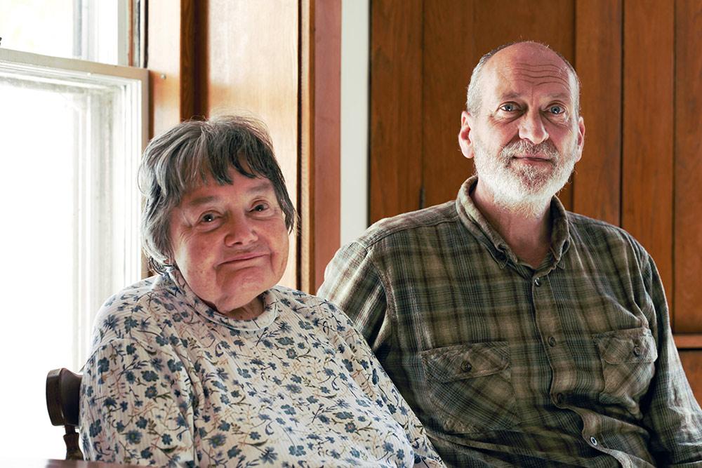 Sister June Carpenter and Brother Arnold Hadd.