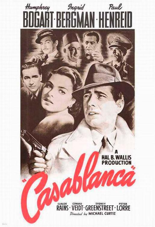 Casablanca film poster