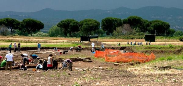 The Gabii Project excavation site.