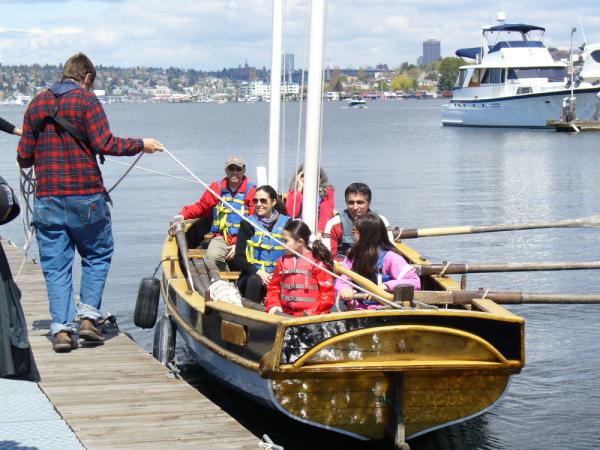 People in a boat