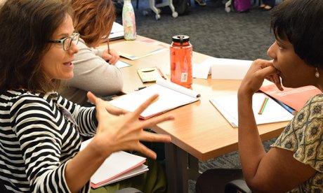 Participants engage in discussion