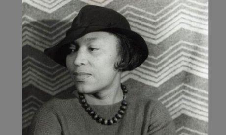 Zora Neale Hurston, photo, black & white