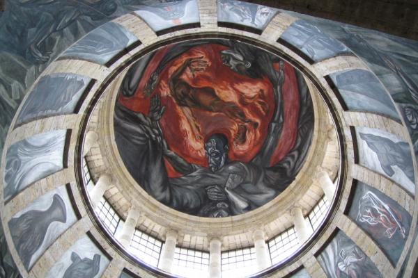 Man of Fire by Jose Clemente Orozco.