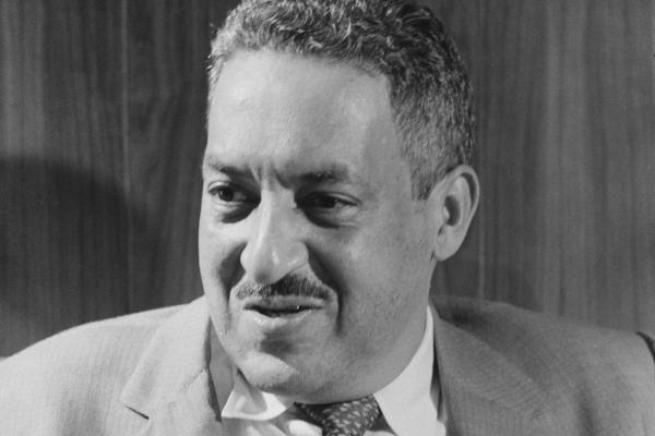 Thurgood Marshall, attorney for the NAACP.