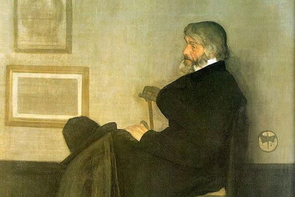 Arrangement in Grey and Black, No.2: Portrait of Thomas Carlyle, Whistler