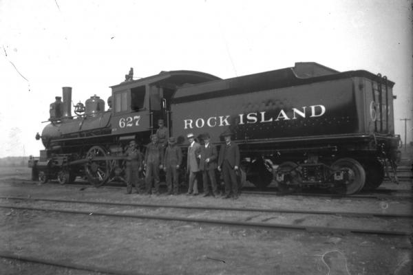 Rock Island locomotive 627, photograph by William Edward Hook