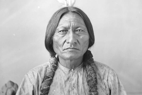 Sitting Bull portrait by D. F. Barry, 1883.