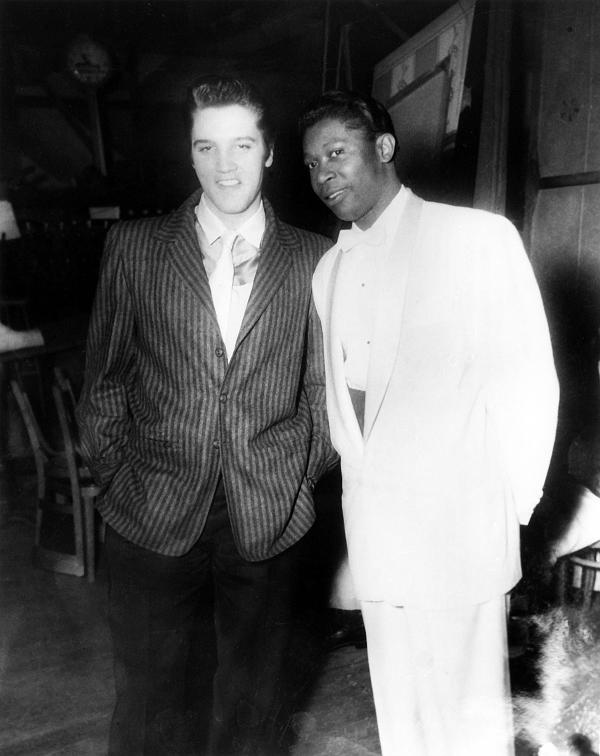 Elvis Presley and B.B. King, Goodwill Revue, Ellis Auditorium, 1957.