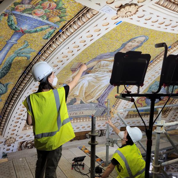 photo of restoration of Puerto Rico State Capitol cupula 