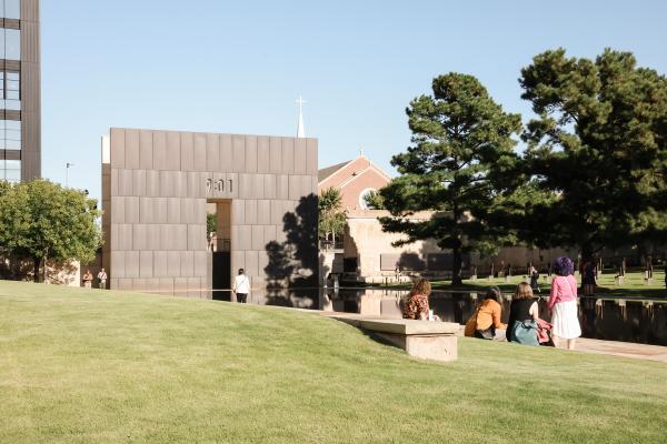 After lunch, attendees board shuttles to the Oklahoma City National Memorial and Museum. There, they hear from leaders from Oklahoma City National Memorial Museum and El Progreso Memorial Library who discuss the role of their institutions in response to acts of hate-based violence in their communities, and how cultural organizations collaborate to support one another. Attendees tour the memorial and museum. 