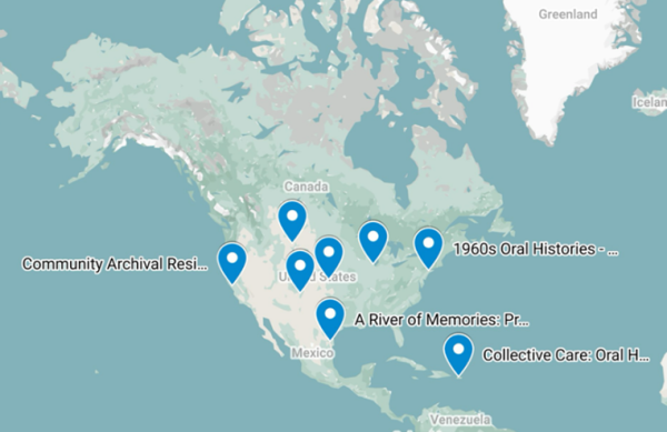 Mapping where each CCR project featured in this blog post is located