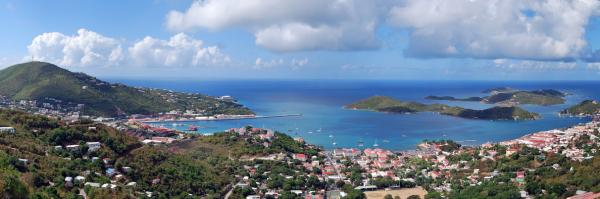 panorama of Charlotte Amalie 