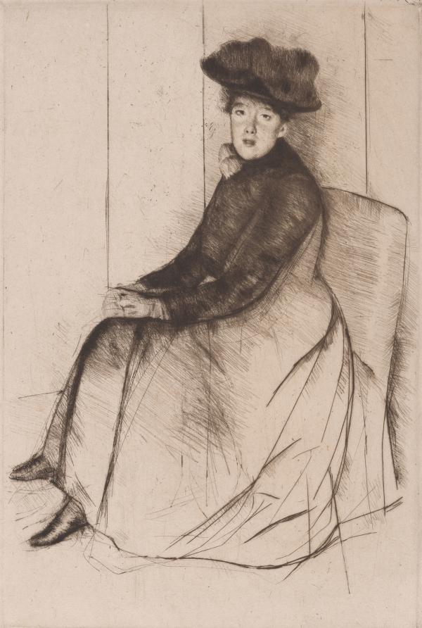 Sketch of Mary Cassatt