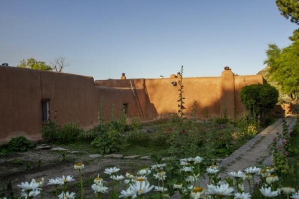 Georgia O’Keeffe’s garden at her home in Abiquiu