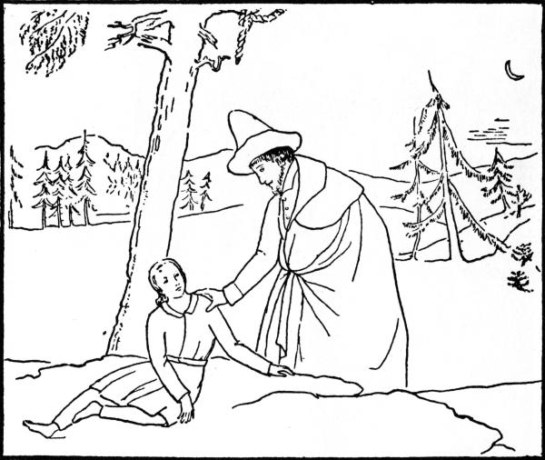 Illustration by Sophia Peabody Hawthorne from "Twice-Told Tales" 