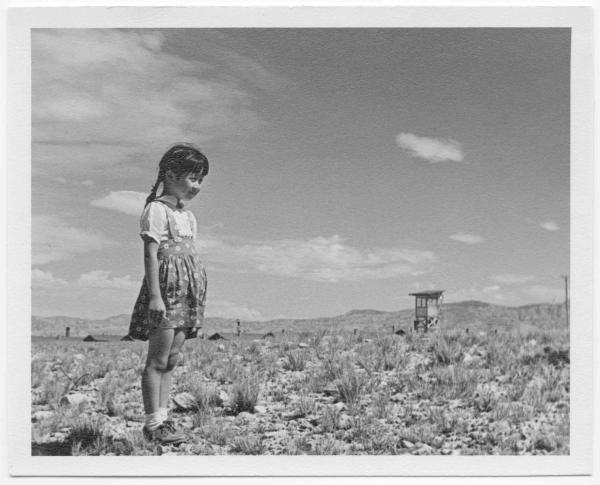 Young girl at Heart Mountain