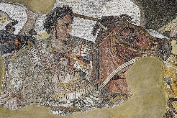 Mosaic of Alexander the Great (detail), House of the Faun, Pompeii. 