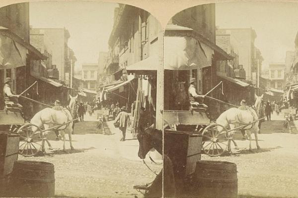 A Street in Chinatown, San Francisco, 1892. 