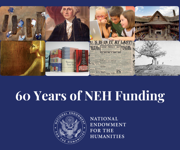 NEH graphic of funded projects