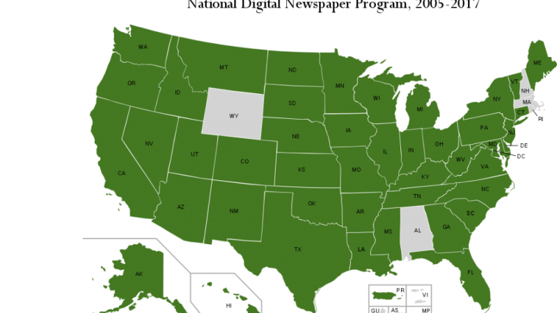 Map of NDNP participants