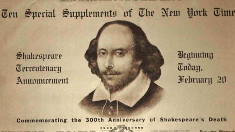 The New York Times: Shakespeare Tercentenary: 1616-1916.