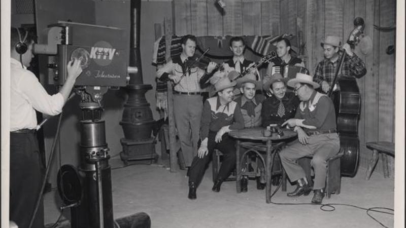 The Texas Rangers on Television Studio Set.