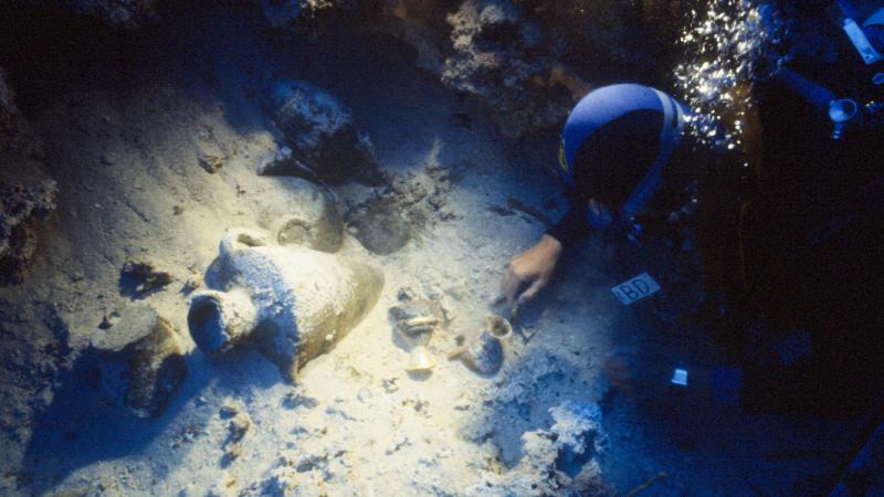 Uluburun Late Bronze Age Shipwreck Excavation.