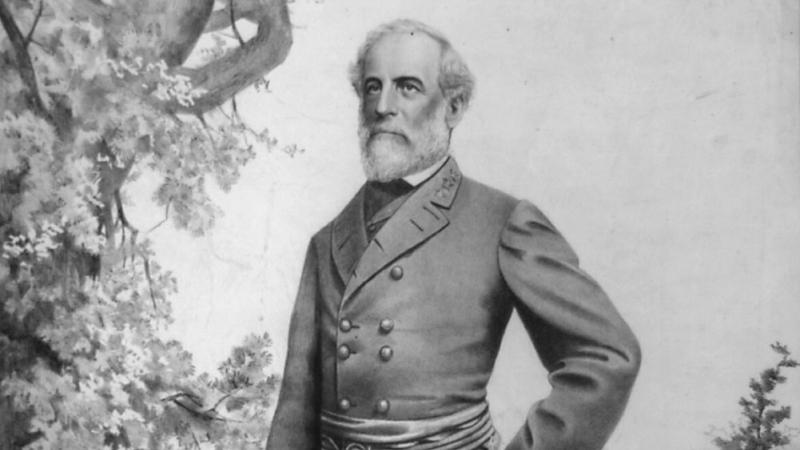 Robert E. Lee portrait by Vic Arnold.