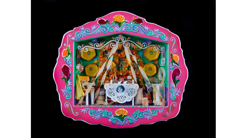 Dia de los Muertos Altar Scene