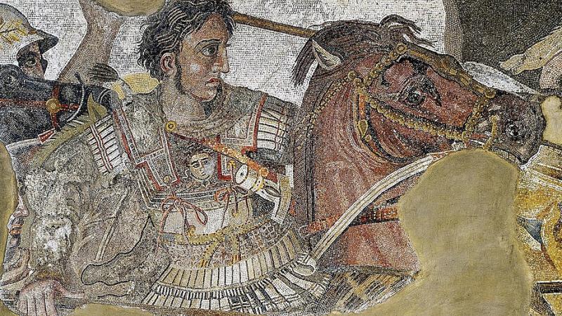 Mosaic of Alexander the Great (detail), House of the Faun, Pompeii. 